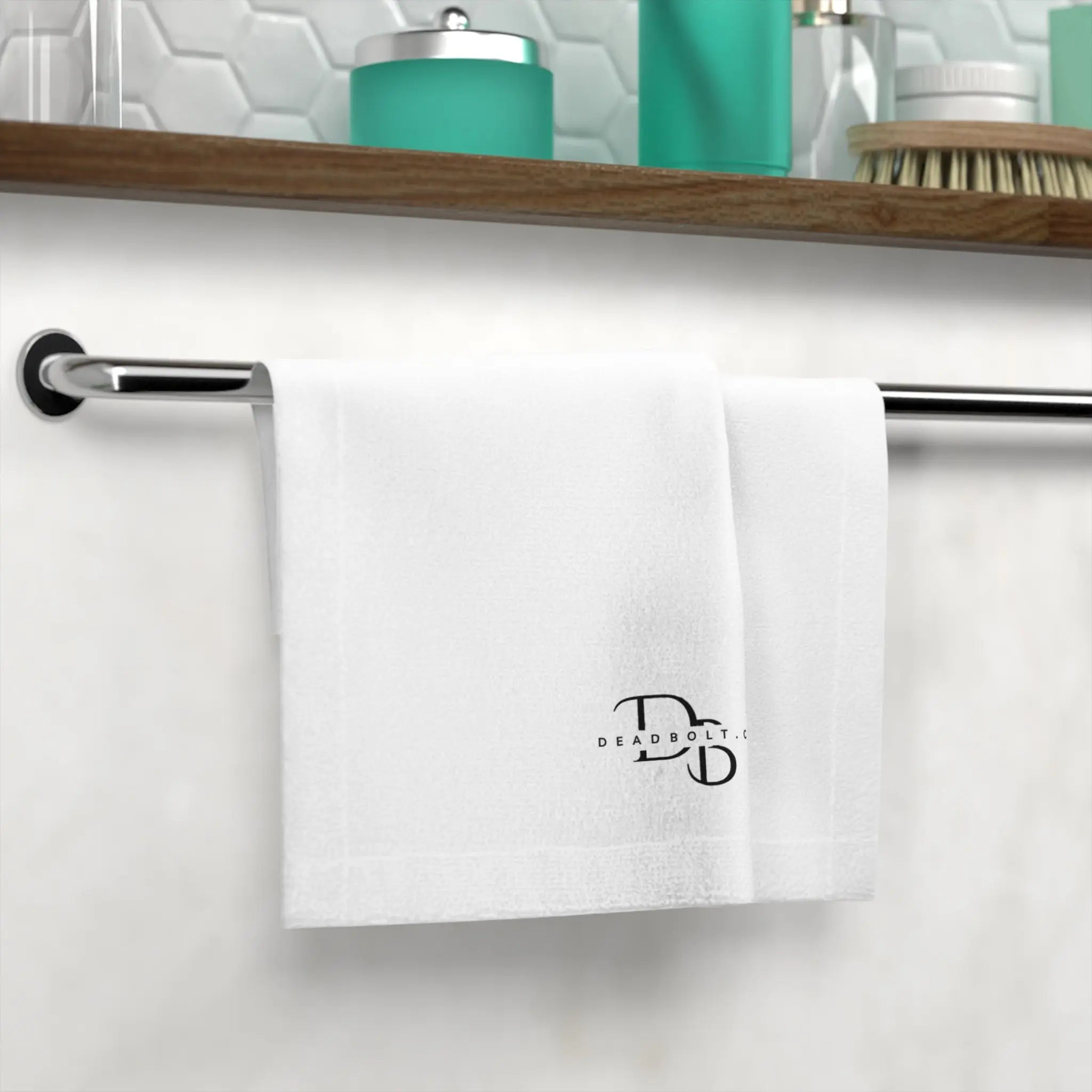 Deadbolt Mongrain Face Towel Printify