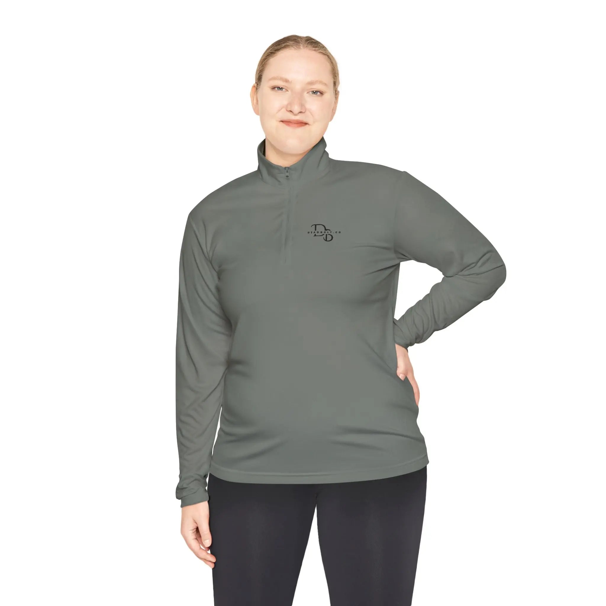 DdadBolt Quarter-Zip Pullover — "Show Up Lock In" Printify