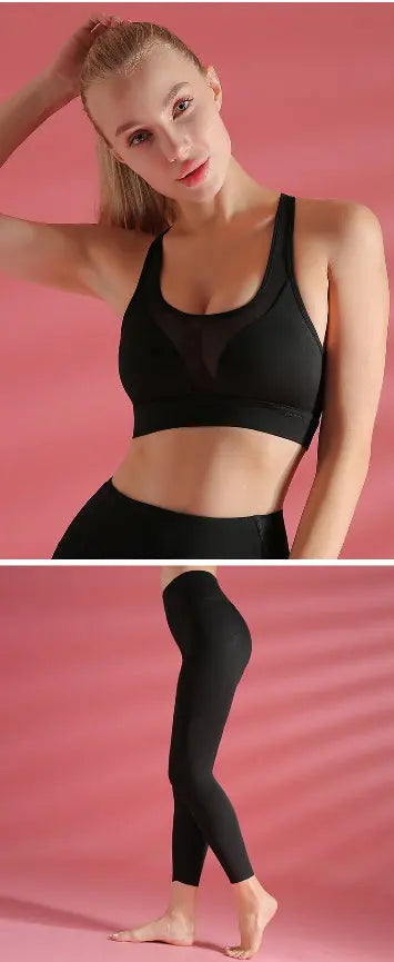 Sports Bra Shockproof Yoga Vest Sports Bra Deadbolt Apparel & Gifts Co.